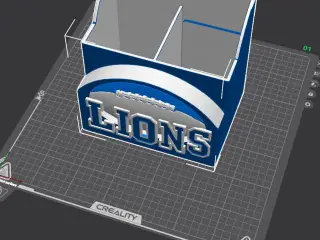 DETROIT LIONS OFFICE DESK ORGANIZER