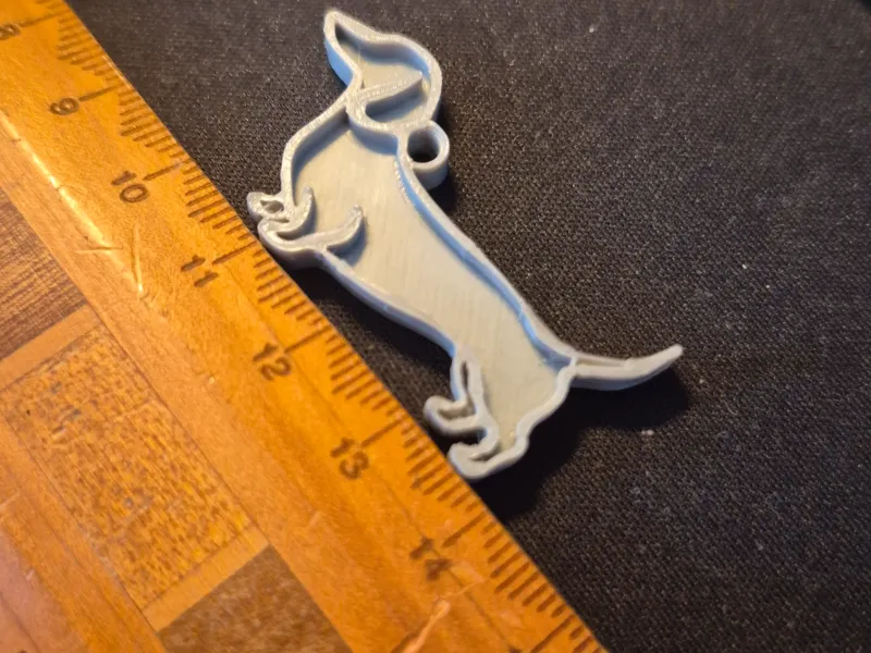 Dachshund keychain