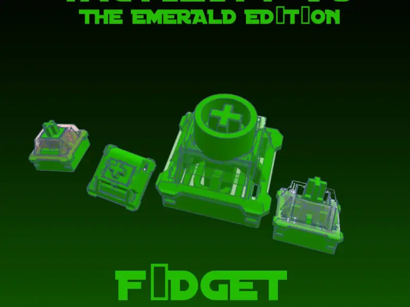 Keyboard switch for fidget