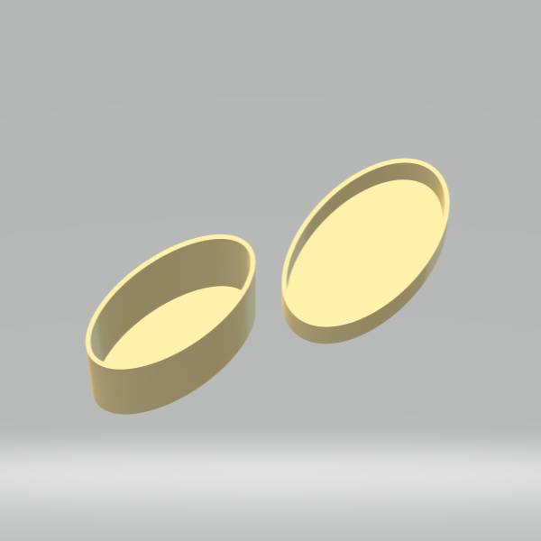 Free Tools & Spare Parts STL Download - oval storage container with ...