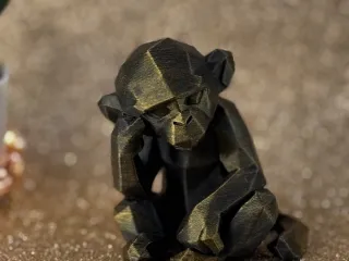 Thinking monkey