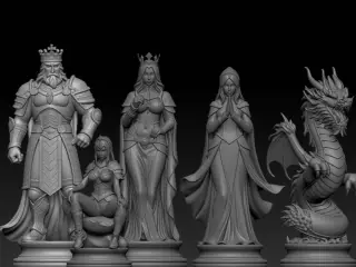 Anime Chess Set