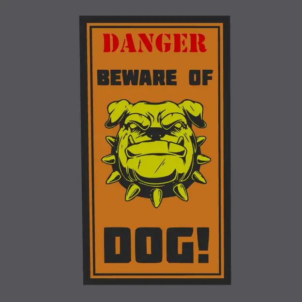 beware of dog