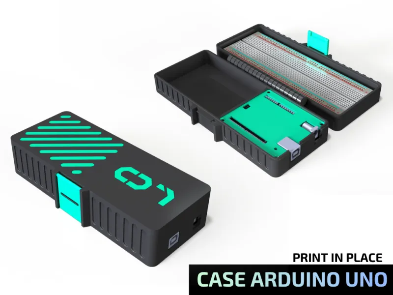 Custodia stampata in posto per Arduino Uno