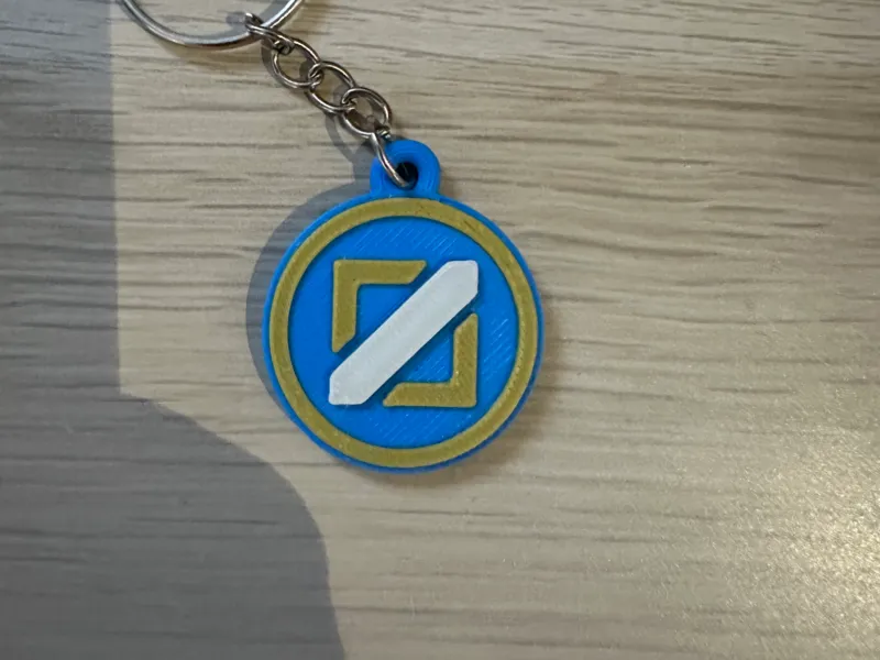 League of Legends MID role keychain