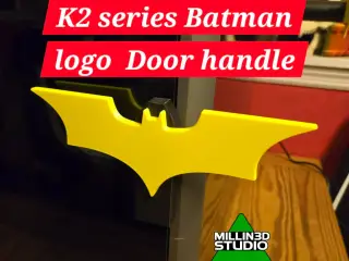 Creality K2 Plus Pro and Combo Batman Logo Door Handle