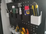 Shelf Version Pegboard Storage Boxes and Hooks-0