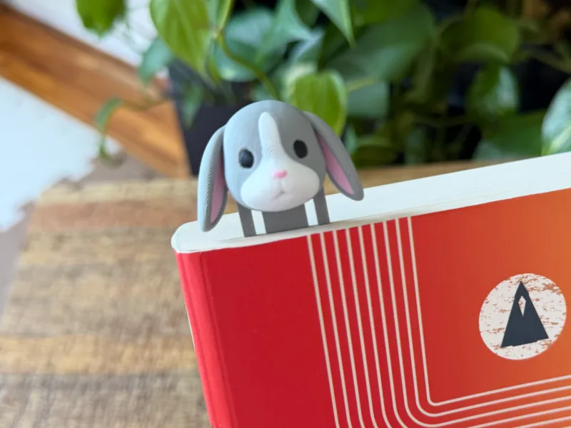 Floppy eared bunny bookmark