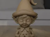 Cute Elf Figurine 3D Print STL Model-0