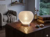 Diamond-Patterned Jar Lamp-0