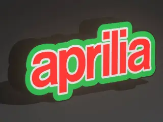 Aprilia Name Lightbox