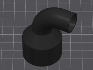 adapter for Boat pump 29mm to 15mm and 90º