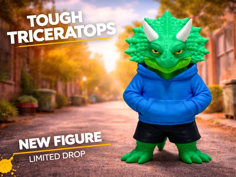 Urban swag Triceratops