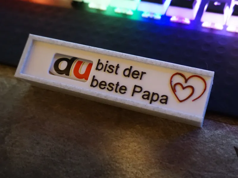 DUplo Geschenk Box Papa | Vatertagsgeschenk mit Riegel