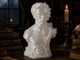 Marble Decay Bust - Classical Abstract Sculpture-0
