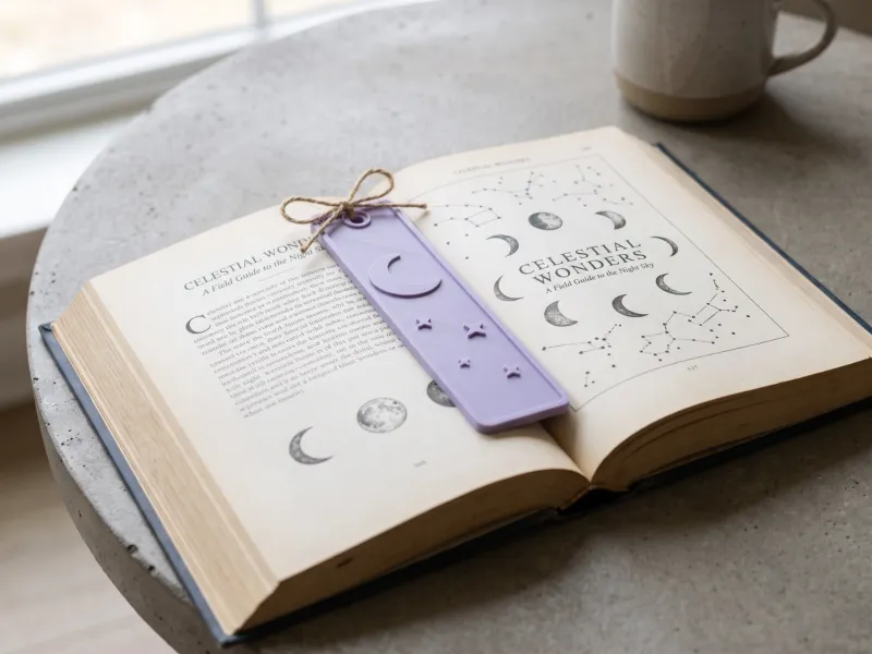 Wizarding Bookmark - Moon and Stars