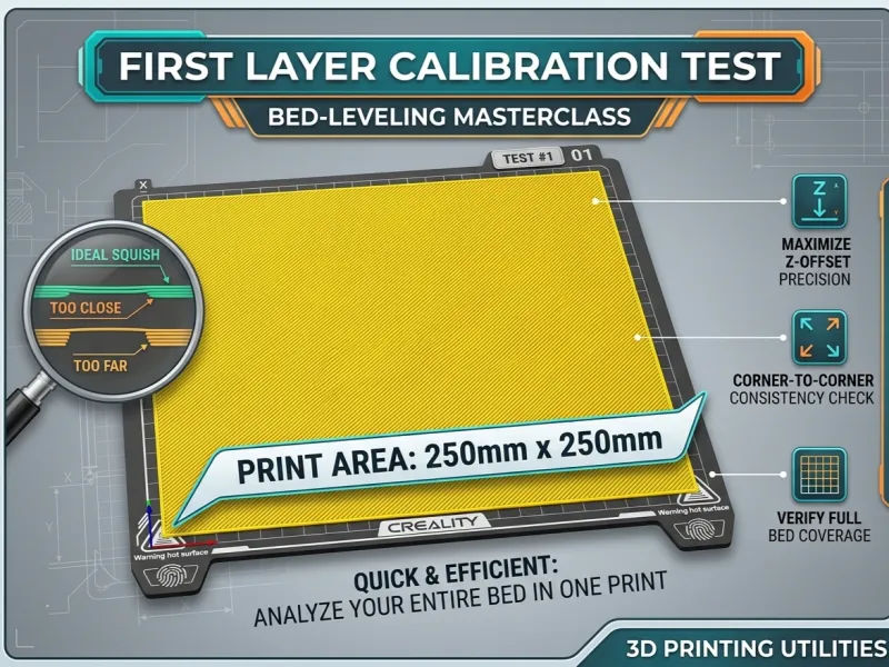 First layer test 250mm