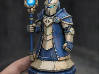 Mechanical Chess Bishop Figurine ⚙️♟️
