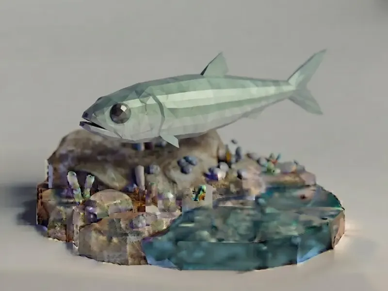 Low Poly Anchovy