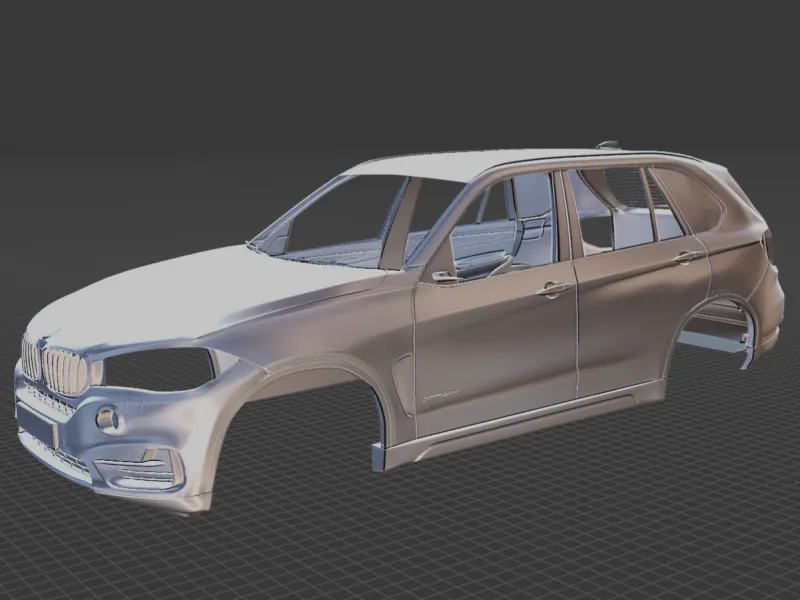 BMW X5 Body STL