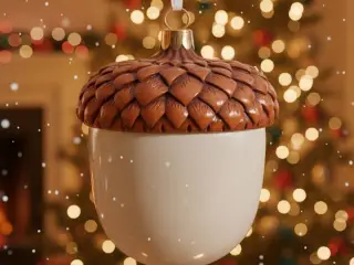Acorn Christmas ornament