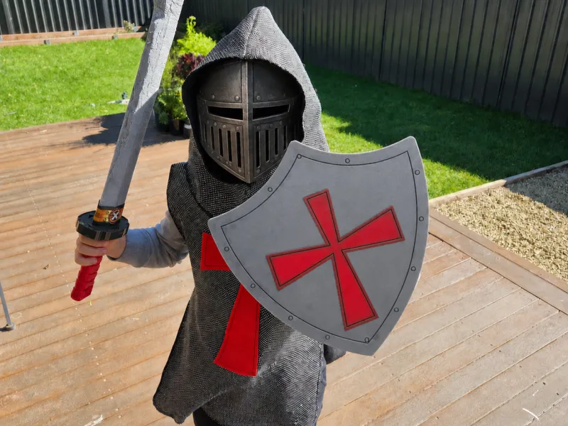 Book Week Knight Shield - Low-Waste Red Cross Remix
