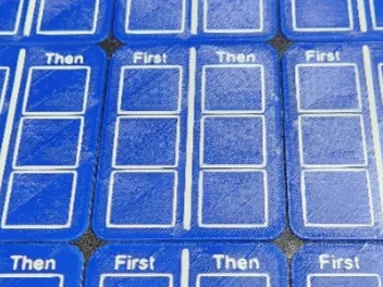 Student First Then Cards