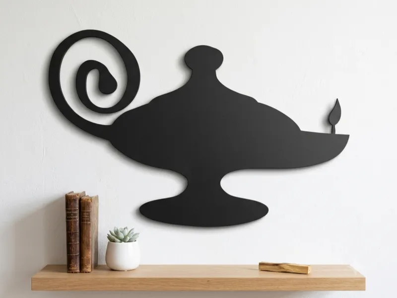 Lampara genio Aladdin
