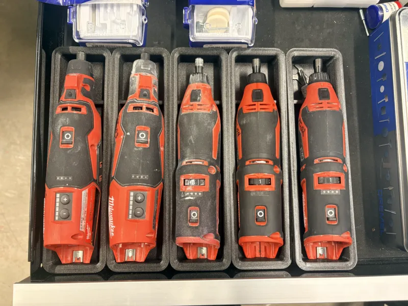 milwaukee rotory tool storage container