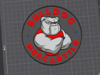 Bulldog Mercantile. Medallion