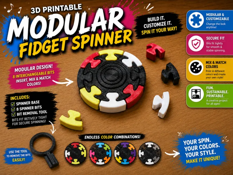 Modular Fidget Spinner