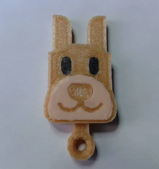 PRINT-IN-PLACE DOGGY KEYCHAIN-0