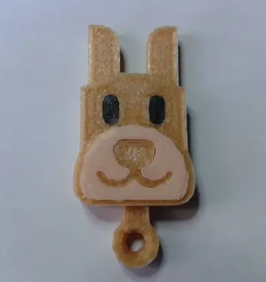 PRINT-IN-PLACE DOGGY KEYCHAIN-0