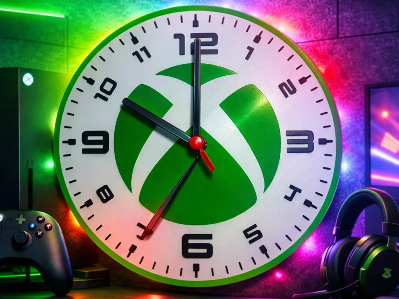 Xbox Clock – Modern Design