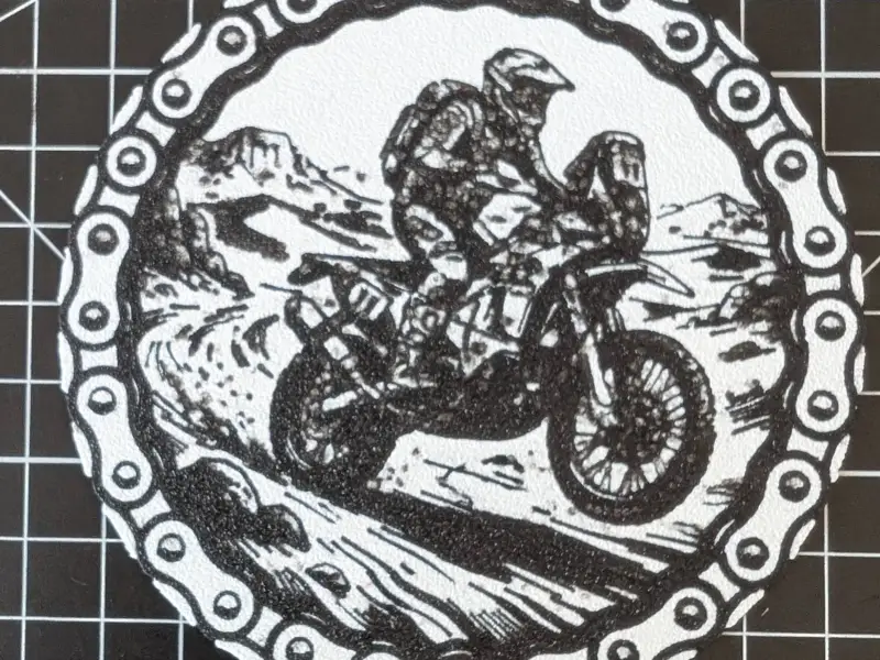 Dakar Moto Wallart Medal 2