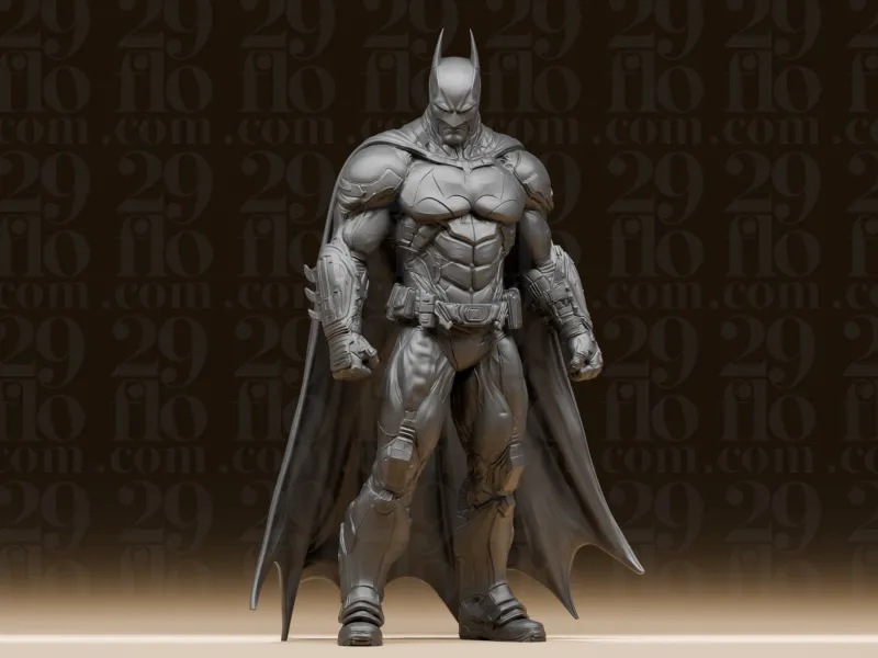 #083 Heavy Armored Dark Knight Superhero Statue