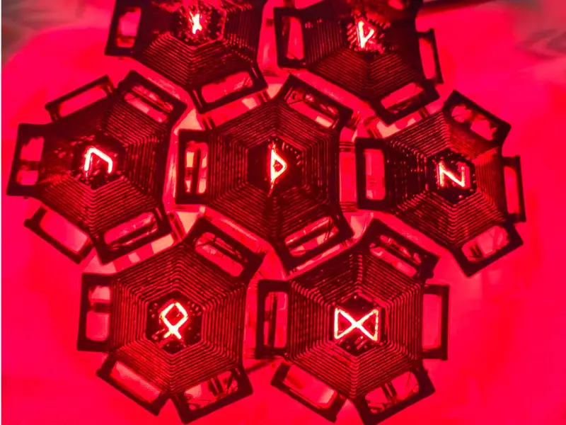 Hexmail Single Plate w/ Runes - LED Slots