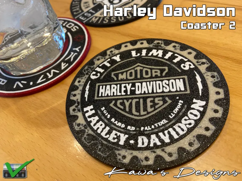 Harley Davidson Onderzetter 2