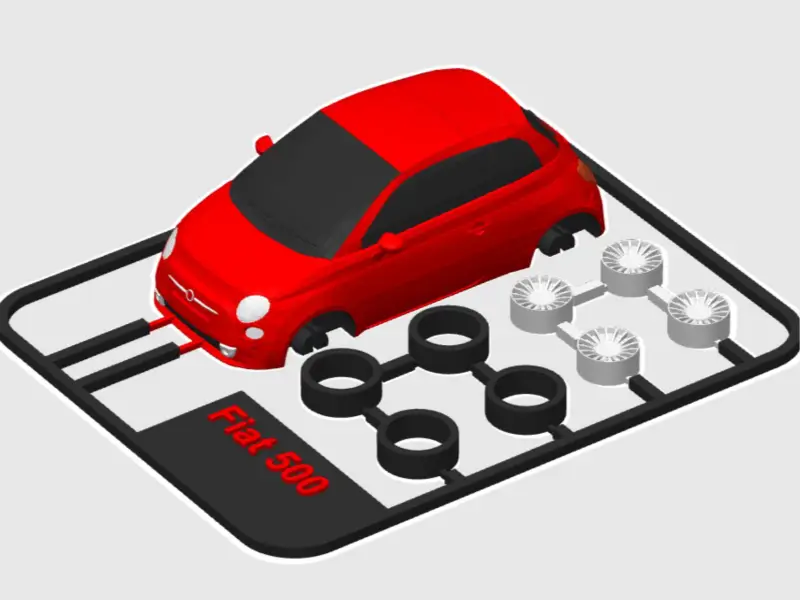 Fiat 500 Kit Card