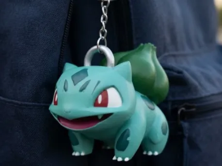 Mignon porte-clés et figurine de bureau Chibi Bulbizarre