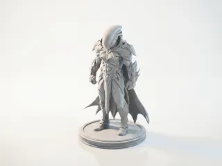 Xenomorph Batman Figurine DC Comics 3D Printable