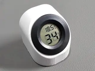Desktop stand for temperature and humidity sensor