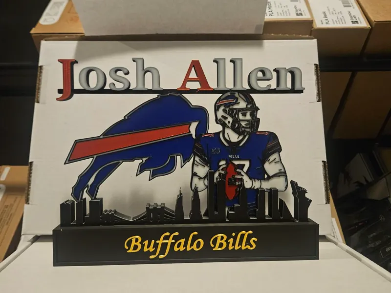 NFL - 布法罗比尔队 乔什·艾伦 展示摆件