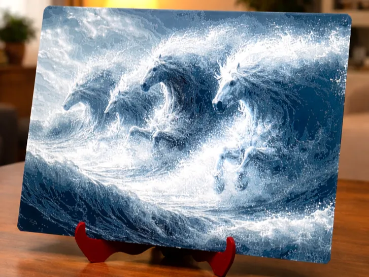 Stormy Sea (Horses) – HueForge