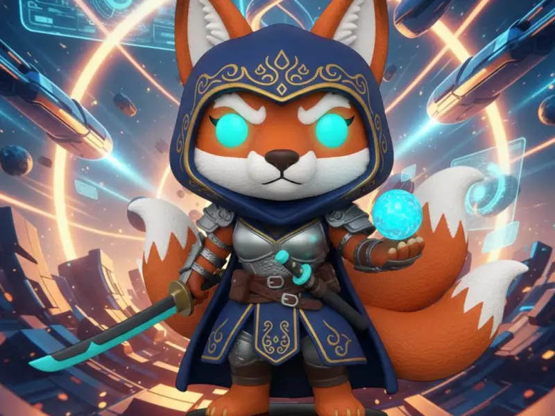 Fox Warrior Mage Figura Funko Pop Plush