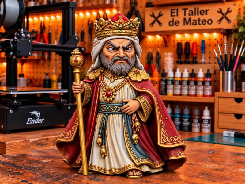 Koning Herodes Kerststal – Het Atelier van Mateo