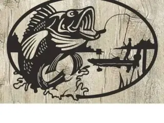 Fishing wall art
