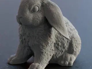 Cute easter Bunny Rabbit hanging ears sculpture