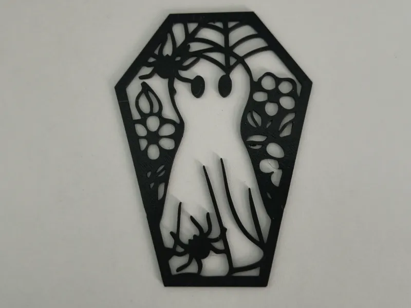 Halloween Decoratie Spook Doodskist Muurkunst