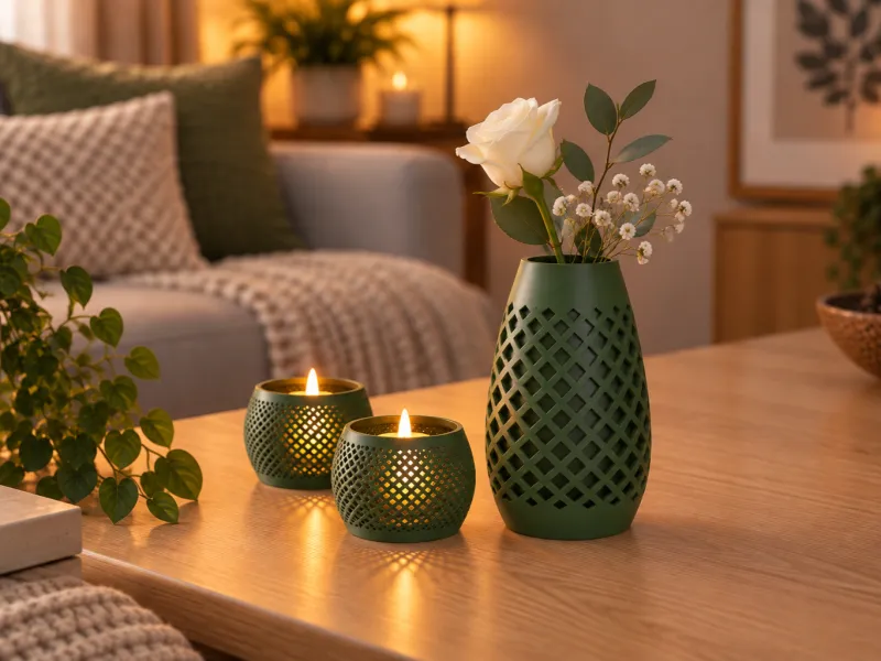 Vase & Tealight Holder set